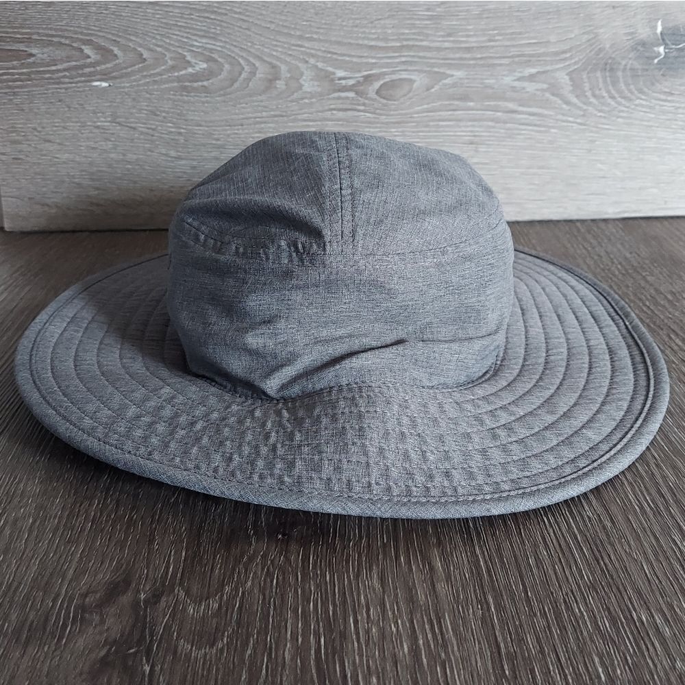 Solar Escape UV Explorer Boonie Hat W Strap Gray UPF 50 Sun Wicking Packable